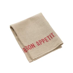 Serviette Bon Appétit Lin 45 x 35 cm - Charvet Editions