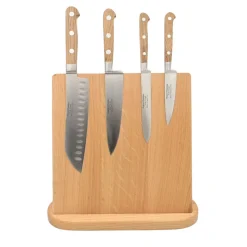 Set de 4 couteaux de cuisine Tradichef sur support magnétique - GOYON-CHAZEAU