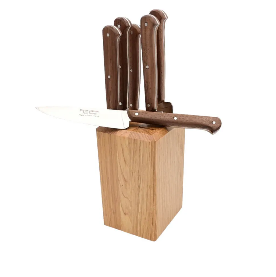 Set de 6 couteaux Le P'TIT TRADI Noyer - GOYON-CHAZEAU