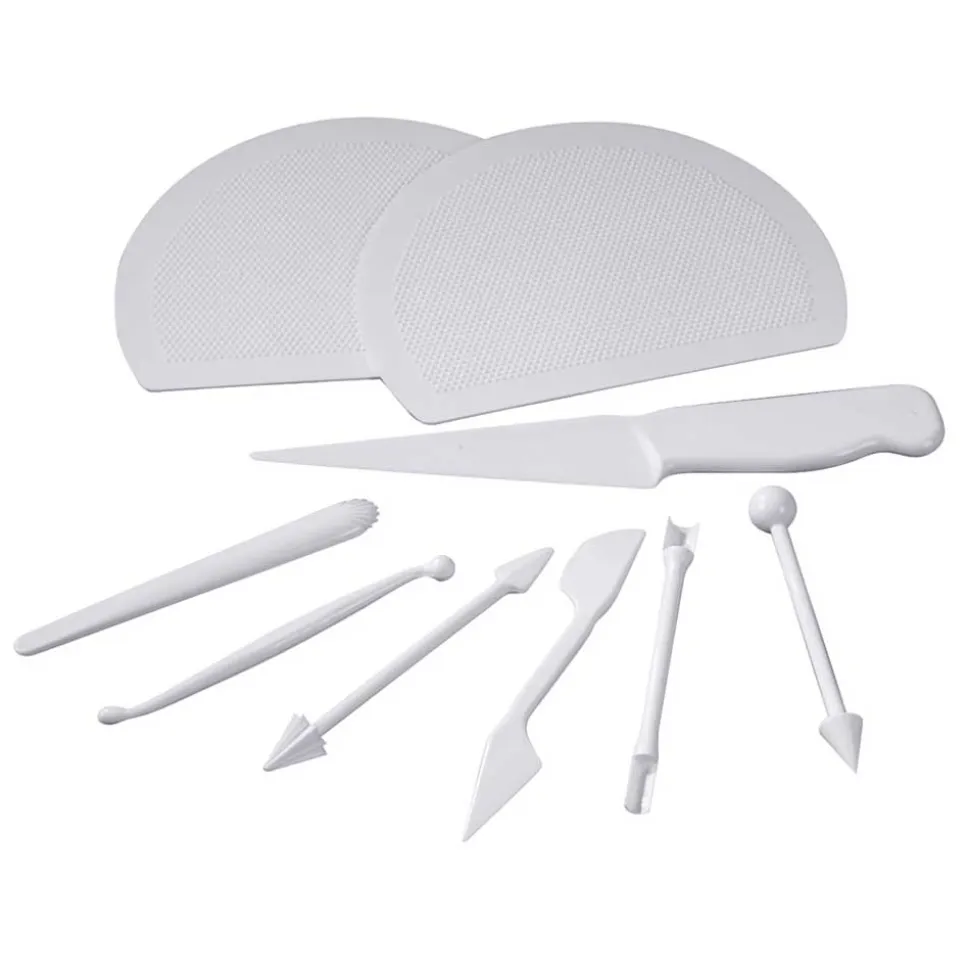 Set de 9 outils pour la pâte d'amande et pâté croûte - MATFER