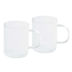 Set 2 mugs en verre Darjeeling - CRISTEL