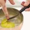 Spatule professionnelle inox coudée 9 cm - MATFER