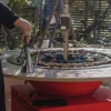 Table Anneau Bois pour Brasero - GRILL CHIC