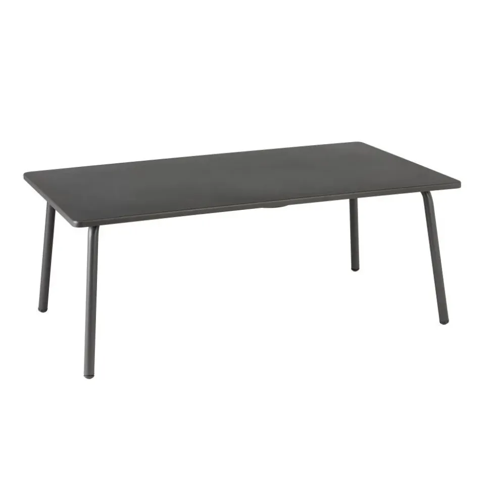 Table basse rectangulaire extérieure en acier Vence 102x59 cm - LAFUMA