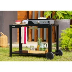 Table Desserte 110 XL Noire - LE MARQUIER