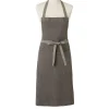 Tablier Doudou Lin Oxyde 85x78 cm - Charvet Editions