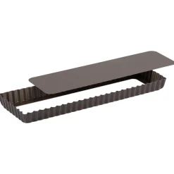 Tarte maison cannelée antiadhérente 35x11cm - GOBEL