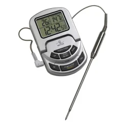 Thermomètre de cuisson sonde avec alarme IP65 de 0° à +300° C - MATFER