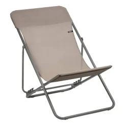 Transat acier pliant XL multi-positions pour extérieur Helio - LAFUMA