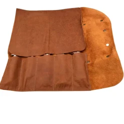 Trousse en cuir 5 couteaux - Au Nain
