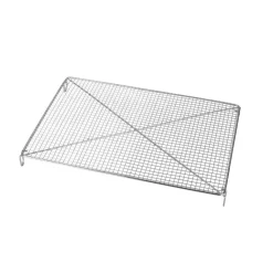 Volette tissée rectangulaire - inox - 30,5 x 22 cm - GOBEL