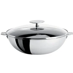 Wok inox Casteline poignée amovible - CRISTEL