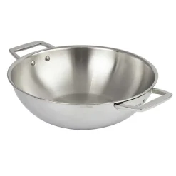 Wok Inox Castel'Pro anses fixes - CRISTEL